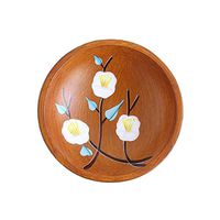 Bowl Bowls Dishware Chinese Wooden Nut Bowl Snack Bowl for Family Gathering Suitable for Dishwasher Disinfection Cabinet Refrigerator 4 15.5cm for kitchen restaurant gifts Household tableware, retro