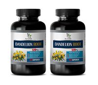 Water Away Diuretic Pills - Dandelion Root 520 MG - Pure and Potent Ingredients - Dandelion Root Herbal - 2 Bottles 360 Capsules