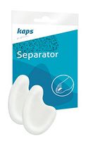 Toe Separators, Toe Spacers, Soft Gel Cushion Corn Protectors Hallux Valgus 2 Pack, Separator (Small)