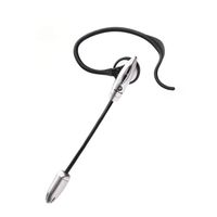 Wired Headset Mono Hands-Free Earphone 3.5mm Headphone Earpiece Boom Microphone Single Earbud [Black] Compatible with LG Q7 Plus Q6, Premier LTE, Lancet, K8 V K7 K30 K20 V Plus, K10, G4 G3Y