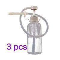 SUPVOX Vaginal Douche Cleaner Anal Douche Vagina Cleaning Kit Reusable Manual Pressure Enemas for Douche Coffee Water Colon Cleansing 3pcs