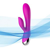 Waterproof Silent 10 Speeds Powerful Ro-ta- Large Size Rabbit USB Rechargeable Vib Silent V-Simulator for Women