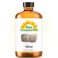 Vetiver Essential Oil (Huge 8oz Bottle) Bulk Vetiver Oil - 8 Ounce
