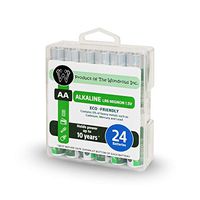 New!! Wondrous AA Alkaline Batteries 24pk in Plastic Box (AA)