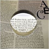 4X Power 2.5 inch Globe Magnifier