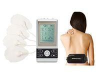 6 Modes Pain Relief Palm Electrotherapy Digital Machine + Extra Multi Electronic Abdominal Belt for Abdominal Toner |Therapeutic Solution HealthmateForever BM6GL (Black)!