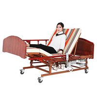 Hospital Equipment Home Care Manual Patient Bed,Adjustable Elderly Care Paralyzed Hospital Patient Bed for Home Use