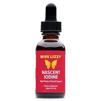 Miss Lizzy Thyroid Support Liquid Iodine Supplement | Nascent Iodine Drops | Boost Energy, Weight Loss, Fat Burning & Immune Health, Speed Up The Metabolism & Sharpen Mental Focus | Fights Fatigue |