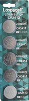 Loopacell CR2412 CR 2412 Lithium 3V 5 Batteries