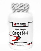 Triple Strength Omega 3-6-9 (Emulsified Dry) 100 Capsules ~ Renevitol