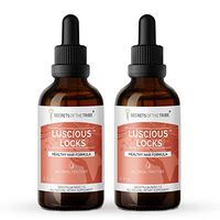 Secrets Of The Tribe - Luscious Locks, Herbal Supplement Blend Drops Alcohol Liquid Extract, Healthy Hair Formula (2x4 fl oz)