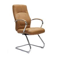 ZLFLD Office Chair Home Chair Back Comfort Soft Chair PU Chair Back Computer System Back Office Chair Conference Student Back Office Chair (Color : Brown)