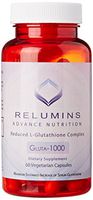 Relumins Advance Nutrition Gluta 1000 - Reduced L-Glutathione Complex - 2X More Effective Than Jarrow at Raising Serum Glutathione