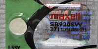 Maxell SR920SW SG6 SR69 SR920 371 Silver Oxide Watch Battery