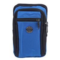 Yunzee Unisex Waterproof Nylon Crossbody Bag Cell Phone Pouch Smartphone Wallet Bag,Sky Blue