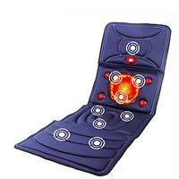 ASDY Full Body Heating Massage pad|Heat Therapy Massager|Back Electric Massage pad|Home Mattress backrest | 9 Massage Motor | 8 Modes,Black