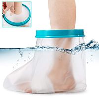 Foot Shower Bath Cover, Waterproof Reusable Watertight Foot Ankle Protector, Reusable Adult Cast Bag for Broken Surgery Foot Wound Burns Ankle Toe 【2020 Newest】