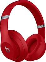 Beats S/t/u/d/i/o_3 Wireless Over The Ear Headphones with Carrying case, 3.5mm RemoteTalk Cable and Universal USB Charging Cable (USB-A to USB Micro-B) (Red)