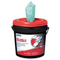 Kimberly-Clark WypAll 91371CT Waterless Hand Wipes, Cloth, 10 1/2 x 12 1/4, 75/Bucket, 6 Buckets/Carton