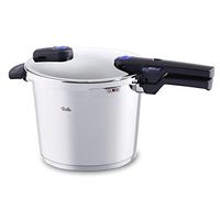 Fissler FISS-60030006079 vitaquick Pressure Coocker Stainless Steel Induction, 6.4 Quart, silver