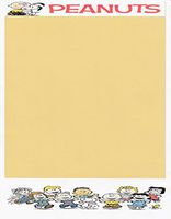 Charlie Brown Peanuts Stationery Printer Paper 26 Sheets