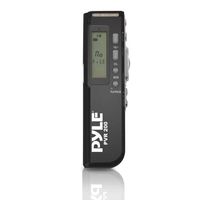 Digital Voice Recording System Device - Voice Activated Audio Recorder with 4GB Built-in Flash Memory, Speaker, Microphone & Headphone Jack for Lecture, Class or Meeting - Pyle PVR200
