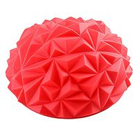 Massage Ball,ZTY66 Massager Spiky Massage Ball PVC Foot Trigger Point Stress Relief Yoga Massager (Red)