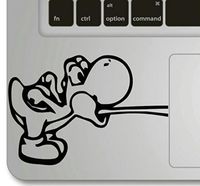 FocEnterprises® HUNGRY YOSHI TRACKPAD / KEYPAD / PALM REST VINYL DECAL STICKER FOR MACBOOK NOTEBOOK LAPTOP