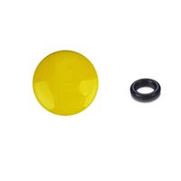 LXH Metal Bulged Surface Soft Release Button Finger Touch for Fujifilm XT20 X100F X-T2 X100T X-PRO2 X-T10 X-PRO1 X-E2S X100 X100S X10 X20 X30 X-E1 X-E2 STX-2 Leica M1, M2, M3 (Yellow)