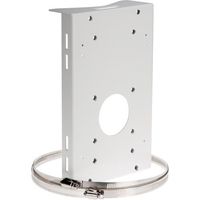 Axis 21764 23XD Wide Outdoor Pole Mount Cctv Camera Plate Kit, White
