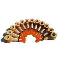 KYSUN 12 pcs Mini Classic Natural Corn Cob Tobacco Smoking Pipe