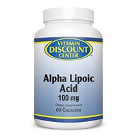 Vitamin Discount Center Alpha Lipoic Acid 100mg, 60 Vegetarian Capsules