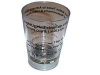 Light-up Medicine Cups (tm) 2 Pack-Worlds First Illuminated Reusable Medicine Cups. Medicine Dispensing Cup. Read dosing Amounts & Labels, Administer Medicines in The Dark!