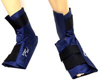 2 Ankle Hot Cold Ice Pack Wraps - Confortable Nylon Wrapping Which Doesn't Leak - High Amount of Gel for Good Efficiency