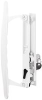Prime-Line C 1197 Sliding Glass Door Handle Set, 6-5/8 in., Diecast, Hook Style, Flush Mount, Keyed