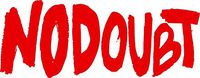 NODOUBT 6" Logo Decal Sticker for Cars Laptops Tablets Skateboard Window - RED