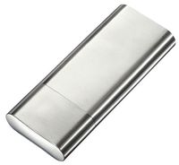 Visol Products Prato Stainless Steel 3-Finger Cigar Case