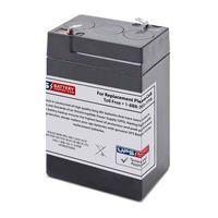Double Tech DB6-4.5 6V 4.5Ah Replacement Battery with F1 Terminals