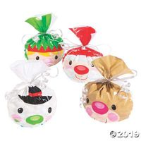 CHRISTMAS CELLO BAG ASST - Party Supplies - 48 Pieces