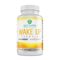 Wake Up Formula, Natural Supplement Taken at Bedtime and Works While You Sleep for Delayed Time Release Energy in Morning. Natural Alternative to Coffee and Morning Alarm Clock 40 Count