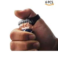 YUGDSIMB Creative Fashion Ring Open Bottle Opener , Black , 2Cm