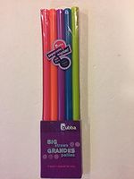 Bubba 5 Pack Big Neon Straws BPA Free Food Grade Silicone