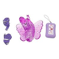 SuperFuN Electric Multi Frequency Strapless Vibrant Strap on Butterfly Víbr-átór Toy for Female