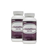 GNC Glutathione 500mg, Twin Pack, 60 Capsules per Bottle, Potent Antioxidant Supporting Immune Health