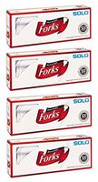 SOLO SDX 827263 Heavyweight Plastic Cutlery, Forks, White, 6.41 in, 500/Carton, 4 Pack