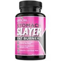 Stomach Slayer-The First All Natural Stomach Fat Burner Thermogenic Weight Loss Supplement- Appetite Suppressant, Energy Booster,- for Men and Women-90 Natural Capsules