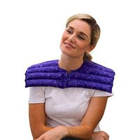 Nature Creation- Upper Body Wrap- Muscle Strain Relief - Heating Pad/Cold Pack- Hot and Cold Therapy (Purple Marble)