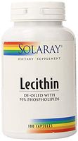 Solaray Lecithin Oil-Free Capsules 1000mg, 100 Count (2 Pack)