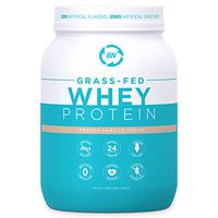 Grass Fed Whey Protein Vanilla 2lb - 100% Pure and Natural - 2 lb/26 Servings - 24g Protein - Cold Processed Undenatured - Non-GMO - rBGH-Free - High Quality from Happy Healthy Cows USA