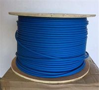 WeCable Blue Cat 8 S/FTP 2000 MHz Shielded Stranded 40Gbps Ethernet LSZH 500 Ft
